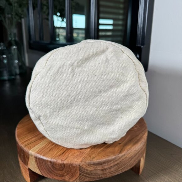 Vintage Flour Sack Fabric Bowl — Farmhouse Kitchen Decor - Picture 6 of 10